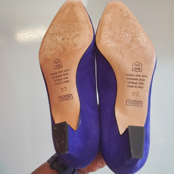 Vintage Charles David Suede Low Heels - Picture 9 of 11